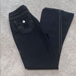 Authentic Black-True Religion Bootcut Jeans